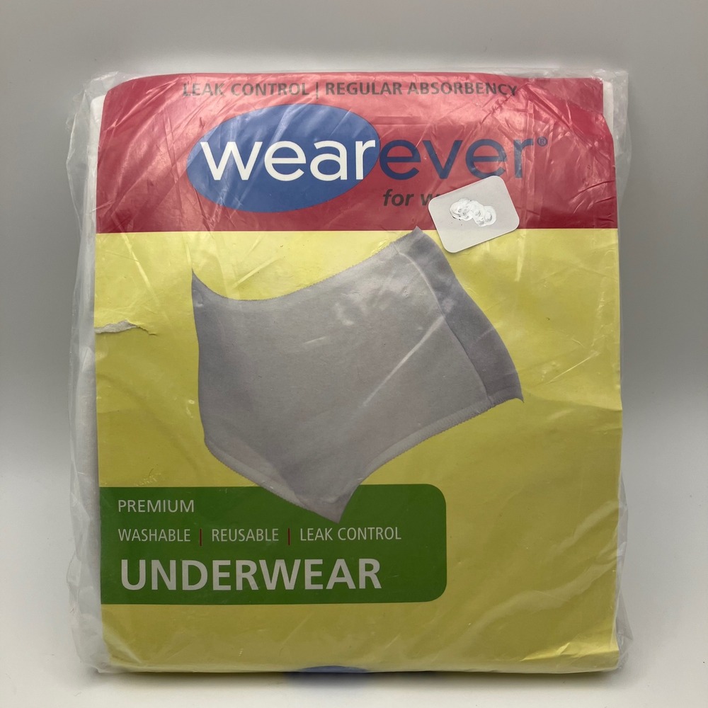 Wearever Premium Washable Reusable Leak Control Underwear Panty 3XL Incontinence